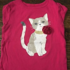 🎉HOST PICK!!!Carter’s Pink Kitty Cat TShirt